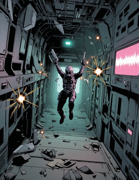 REME's Expanse Science Fiction Comic Style