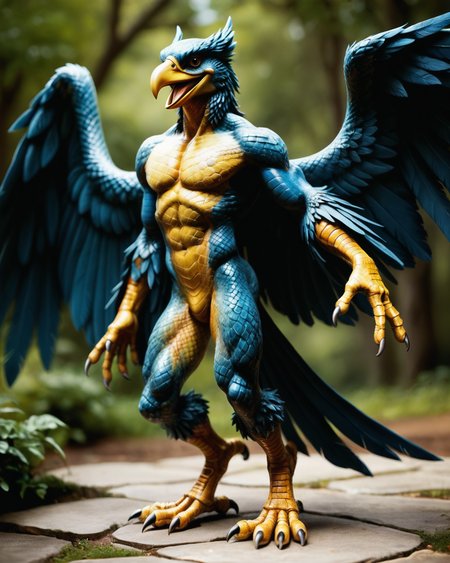 score_9, score_8_up, score_7_up, intricate details, rating_safe,
<lora:SnakeSkinStyle:0.7>,
1boy(solo, 
anthro furry, Harpy with Jed-snkskn, snakeskin, 
full body, looking at the viewer, solo, happy), detailed background, depth of field, subsurface scattering, 
<lora:ral-chrosc-clr:0.5>, ral-chrosc-clr,
<lora:xl_more_art-full_v1:0.3>,
<lora:add-detail-xl:0.3>