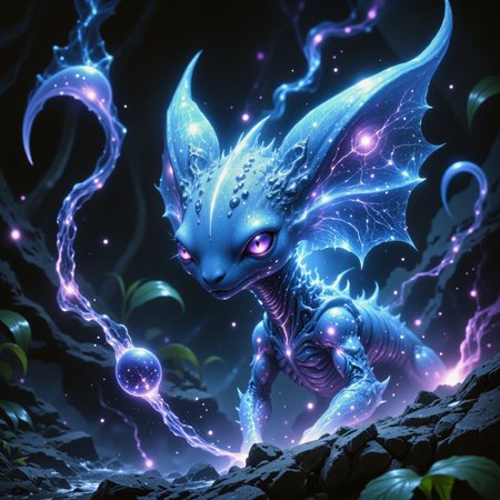 highly detailed, intricate, detailed background, award-winning macro photo, short depth of field, hyper realistic, neon hues, subsurface scattering, the diminutive "lop-eared waternoodler" is a softly glowing dimension traveling creature, its norbsemblic bioluminscent wings help it navigate the lush habitat on planet "alderwaran ix", with its translucent guggers it absorbs nutrients from its tranzicated prey, dappled sunlight, neon hues, golden ratio, in the style of ck-ovf, amanoer, arsmjstyle, dnddarkestfantasy, aidmafluxpro1.1, 
<lora:style-oneviolentfantasy-ep21-flux-by_chronoknight:0.68> 
<lora:style-yoshitaka_amano-elden_ring-flux-by_alicient:0.6> 
<lora:style-dnd_dark_fantasy-flux-by_arsmachina:0.72> 
<lora:flux_pro1.1_detailer-v0.2-flux-by_aidma:0.4>