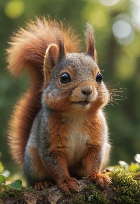 amazing quality, masterpiece, best quality, hyper detailed, ultra detailed, UHD, perfect anatomy, portrait, dof, hyper-realism, majestic, awesome, inspiring,  Expressiveh, realistic, beautiful eyes, , high quality, 4K, absurd resolution, incredibly detailed, masterpiece, sharp, squirrel on tree, garden, beautiful expressive cute face, tree, eating hazelnut, extremely detailed, beautiful desert cute squirrel, happy, no humans, extremely detailed scales, beautiful eyes, sunlight, realistic, high quality, detailed, beautiful garden, shadows, glowing, bright colors, high contrast, rainbow lighting, cinematic composition, soft shadows, national geographic style
