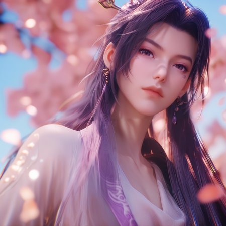 <lora:ponyyunxiao2v:1>,yunxiao,score_9,score_8_up,score_7_up,looking at viewer,æ¡è±,