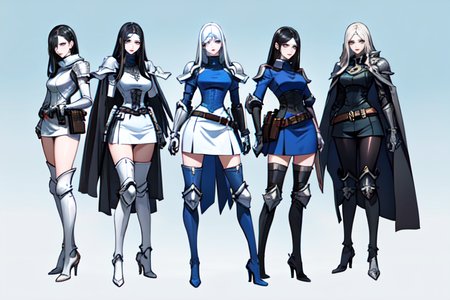 highly insanely detailed, masterpiece, top quality, best quality, highres, 4k, 8k, RAW photo, (very aesthetic, beautiful and aesthetic),  
beth_\(megami_tensei\),bethsmtii,shin megami tensei ii,long hair,black hair,straight hair,sleek black,jewelry,cross,headband,red_lipstick,long white gloves,heeled_boots,armored_heels,elbow gloves,elbow pads,thigh boots,armored_pads,armored_gloves,knee_pads,armored boots,belt,belt pouch,white footwear,breastplate,white gloves,holy_knight,holy_knight_armor,katana,sword, 
<lora:zs_Beth:0.3>, 
(1girl:1.3), 1other, 
above clouds,Scenery,(pure blue background,transparent background:1.2),âââ