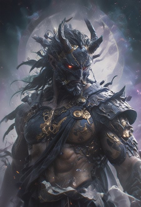 Zeus the ancient Greek God, mystical, and high-resolution image. The image should feature rich colors and high contrast, focusing on the best quality, official art, and a beautiful and aesthetic appearance. Include fractal art elements and a colorful background with a splash of color. Use a movie perspective and an advertising style, similar to a magazine cover. He is wearing ancient greek clothes and armor. Emphasize an ancient Greece theme with a black and white background