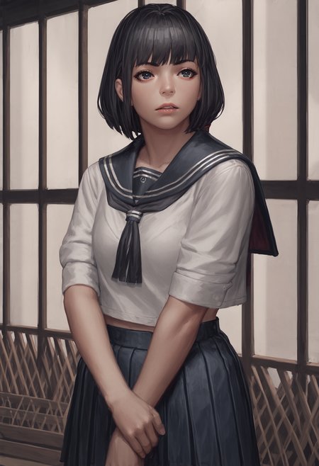 score_9, score_8_up, score_7_up, 1girl, serafuku
<lora:guweiz_style_pony:1>