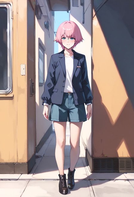 <lora:sdxl_lightning_8step_lora:1> <lora:Fixhands_anime_bdsqlsz_V1:1>score_9, score_8_up, score_7_up, best quality, uncensored, source_anime, intricate details, high quality, perfect anatomy BREAK
1girl, solo, full body,
 <lora:gis-esakipurin_XL(pony)notag:1>