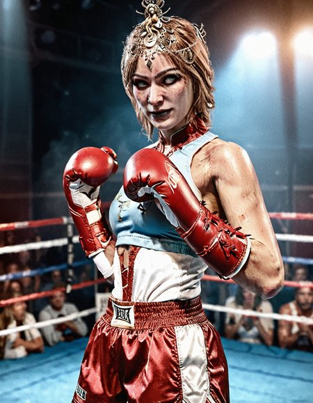 cinematic still woman, boxing . emotional, harmonious, vignette, 4k epic detailed, shot on kodak, 35mm photo, sharp focus, high budget, cinemascope, moody, epic, gorgeous, film grain, grainy, woman, boxing, intricate, elegant, highly detailed, wonderful colors, glowing, sharp focus, fair quality, clear artistic balance, dramatic cinematic light, aesthetic, very inspirational, vibrant color, epic composition, fine detail, beautiful, pretty, attractive, original, professional, creative, positive, cute, enhanced, charming, best, joyful, pure, surreal, background inspired