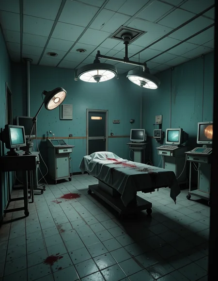 abandoned hospital surgery room illu
