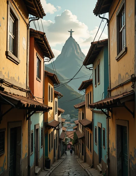 Rio de Janeiro favela illu