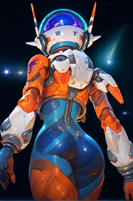 <lora:juno:1> ow juno, floating, at space, galaxies, cowboy shot, dramatic angle, close-up, from behind, looking at viewer, smiling, masterpiece, best quality, good quality, very aesthetic, absurdres, newest, (Perfect details), <lora:USNR STYLE_XL_loha:0.3> <lora:spo_sdxl_10ep_4k-data_lora_webui:0.3> <lora:ponyv5_noobV065S_1_adamW:0.3> <lora:GBF_Illustrious:0.3> <lora:748cmSDXL:0.4>