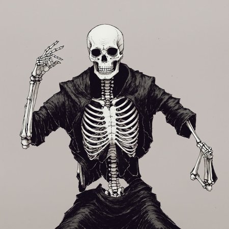 <lora:DarkInkAI:1> DarkInkAI, dancing skeleton, inksketch
