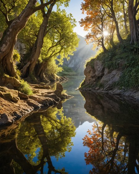 Hobbits dry humping, water, reflections, transparency, baroque, vivid color, Oz: A land of enchantment, where anything is possible, David Normal,  backlight, <lora:add-detail-xl:1>, <lora:xl_more_art-full_v1:0.8>
