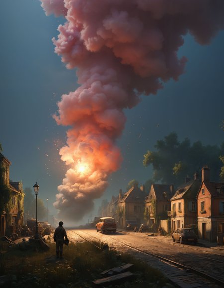 hyper realistic and highly detailed, by Joseph Ducreux,  (atmospheric haze , 3d-model but extremely beautiful:1.4), conceptual art, reference illustration, concept art, highly dramatic volumetric lighting
<lora:xl_more_art-full_v1:0.5>