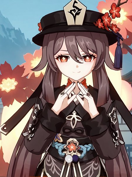 detailed background, shiny skin, posing, rating safe,
<lora:hutao.pony:1>,
hutao, bbb, 
wide hips, 
half-closed eyes, smug,