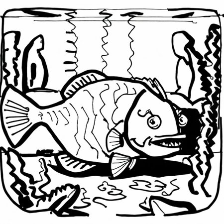 drawix19 piranha fish<lora:drawix19:1>