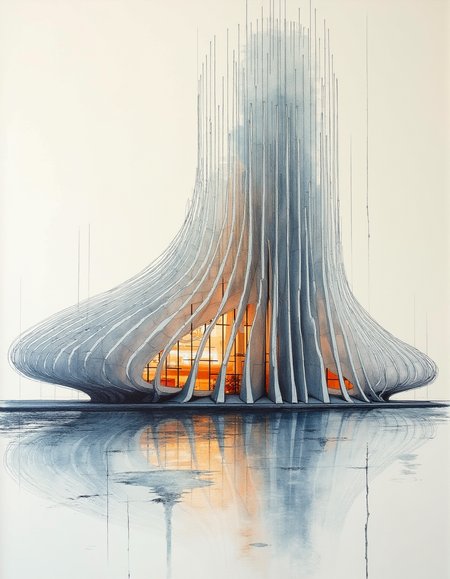 a masterpiece print of design legend César Pelli & Associates