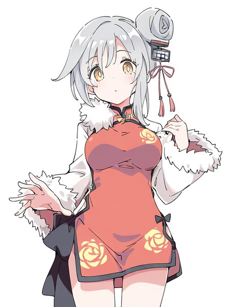 1girl,solo,,simple background,white background,cowboy shot,looking_at_viewer,pinghai,<lora:pinghai-000012:1>, masterpiece, best quality, very aesthetic, absurdres,newest, incredibly absurdres,, ,(Ixy:0.6)),(hiten \(hitenkei\):0.7),