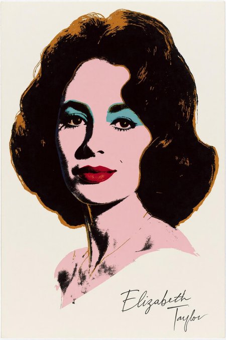 andywarhol1 illustration.
The actress Elizabeth Taylor's face, with wavy shoulder length hair. <lora:andywarhol1_cap_d6a3:1.0><lora:836291117055135810:0>