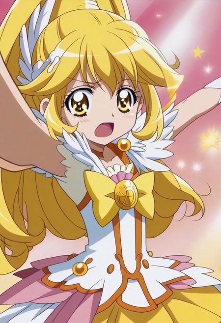 rating questionable, detailed background,yellow hair,yellow eyes,long hair,shiny skin, <lora:curepeace.pony:1>, curepeace,,,,,,,,,,,,,,,,,anime coloring, anime screencap, 1girl,Solo ,, anime,,,,official art, Uncensored ,Unedited ,,,,,,,,,,,,, ,,