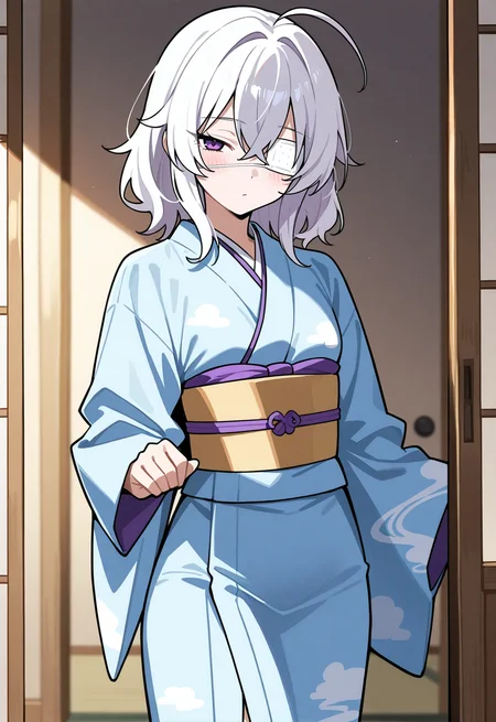 Eyepatch Over Left Eye