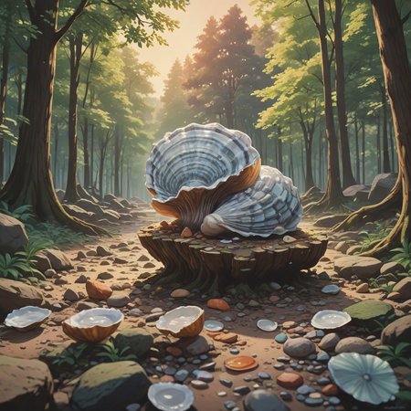 art by Osamu Tezuka and (Yoshiyuki Tomino:1.0) and (Makoto Shinkhai:1.2) , anime screenshot, Boring (Oyster:1.3) , award winning, trees, equirectangular 360, Simple illustration, Cutepunk, volumetric lighting, atmospheric perspective, psychedelic colors, minimalistic ,8k, masterpiece, best quality, hyperrealistic, superrealistic, photorealistic, ultra sharp, 16 bit colors, highres,