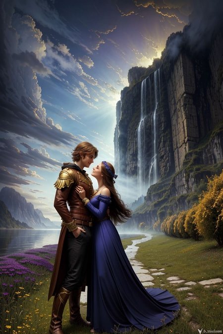 [by Caras Ionut, by Richard S. Johnson, (by Carl Gustav Carus, (by Phil Koch, heroic)), intimidating, heroine, heroic],
(by Adam Elsheimer:1.30),
(by Victor Nizovtsev, by Cyril Rolando, by J Scott Campbell, by Kelly Mckernan, by Jessica Rossier:1.10),
loving cute lesbian couple, magical, smile