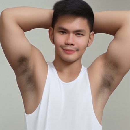 Hairy Male Asian Armpits