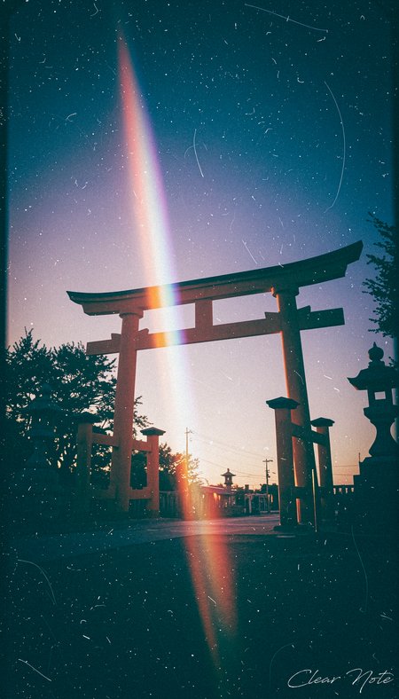 Japanese Culture Style, Emotional Photos, 35mm film, Japanese Torii Gate