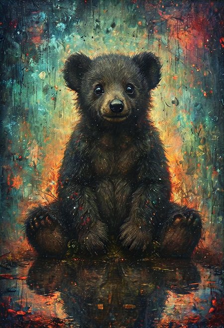 My six-headed bride, Black on both sides, sererene image of a meditating koala, koala levitating above a lake, reflection in water, <lora:Lost_In_Dreams:0.6>, <lora:RMSDXL_Creative:1>, Volumetric lighting, <lora:Dreamyvibes artstyle SDXL - Trigger with dreamyvibes artstyle:0.7> Dreamyvibes Artstyle
