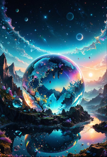 vivid colors, ultra-detailed, masterpiece, extremely detailed CG unity 8k wallpaper, best quality, <lora:SDXLFaeTastic2400:0.6>, Faetastic,