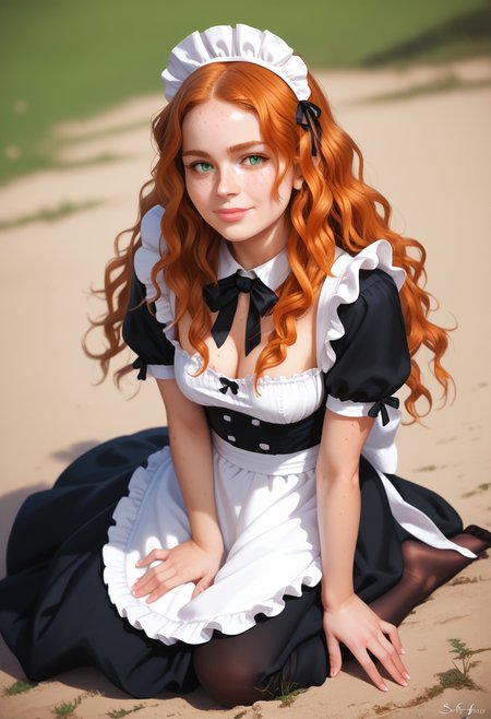 score_9, score_8_up, score_7_up, Stable_Yogis_PDXL_Positives,zPDXL3
1girl, <lora:sasink_202img_ponyxl_autism_xl_1_standard_withcap_merger-14_55_05_05-saxsnk:0.8> saxsnk, ginger hair, long wavy hair, green eyes, pale skin,  good face, good eyes, freckled cheeks, 
wearing  maid cosplay, pantyhose feet,
  <lora:pixelbuildings128-v2:1>  ,