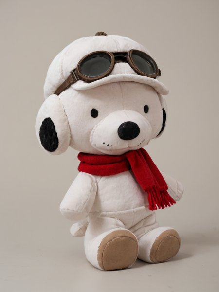 score_9, score_8_up, score_7_up, score_6_up, rating_safe BREAK
(((peluche, stuffed animal))) Snoopy, brown aviator hat and goggles, red scarf, grey gradient background
<lora:add-detail-xl:0.8>
<lora:Snoopy_peanuts:1>
<lora:ponyRealistic_v1-rev3_rank16:0.5>