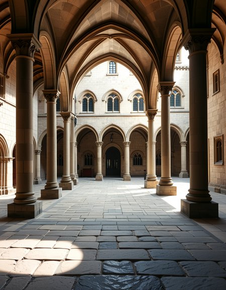 historical courtyard