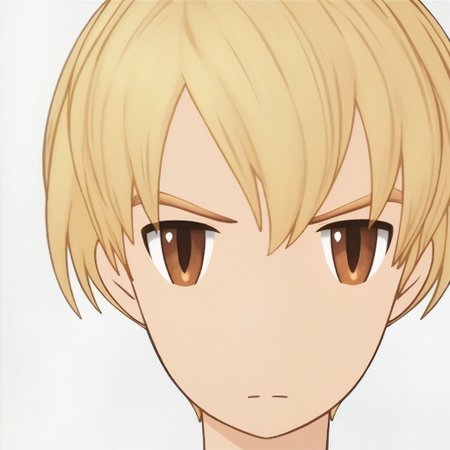 solo, ramza beoulve, looking at viewer, short hair, blonde hair, 1boy, closed mouth, portrait <lora:FFTFMV:1>