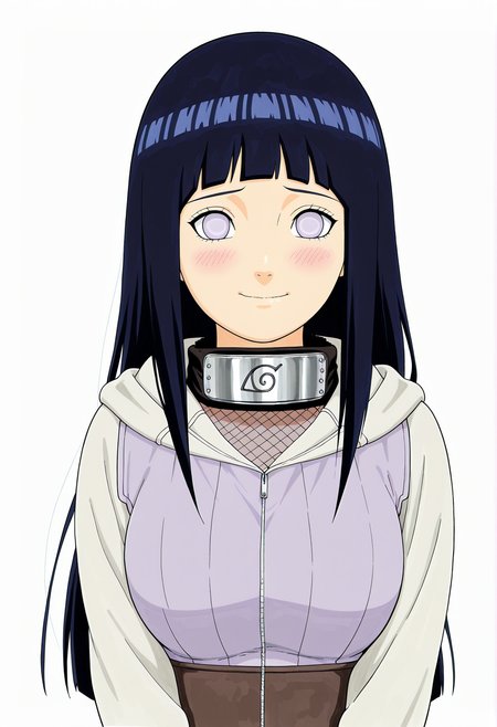 amazing quality,very aesthetic,absurdres,best quality,newest,masterpiece,4k resolution, absurdres, highres, simple background, white background, 
 <lora:hyuuga_hinata_il2:1> 1girl, hyuuga hinata, big eyes, hood,long hair, upper body, embarrassed, blush, smile, kishimoto masashi, watercolor (medium), looking at viewer,
