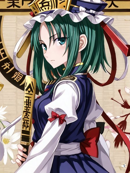 detailed background, shiny skin, rating safe, 
<lora:shikieiki.pony:1>,
shikieiki, 
<lora:raita.pony:1>,
raita,