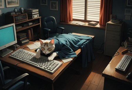 score_9, score_8_up, score_7_up, source_anime,
BREAK
PC with BSOD, PC, blue screan of death, (BSOD:1.1),
(cat lying on the keyboard:1.1), 
indoors, cozy room, 
retro,