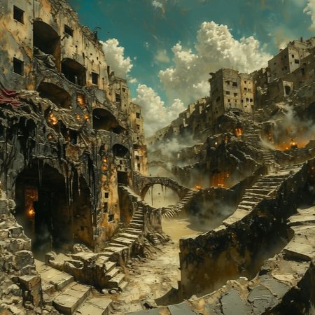 shamanqua landscape,  very detailed, expressive, cinematic<lora:shamanqua:1>