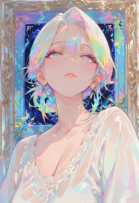 masterpiece, absurdres, newest,extremely detailed, sharp focus, best quality, amazing quality, very aesthetic, matching eyes, colorful, gorgeous mature woman,