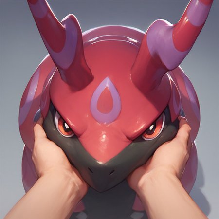 score_9, score_8_up, score_7_up, pokemon artstyle, 
scolioede, pokemon creature, feral, cheek squash, hands on another's face, hands on another's cheeks, solo focus, pov hands, angry, annoyed, squinting, standing, upper body portrait
