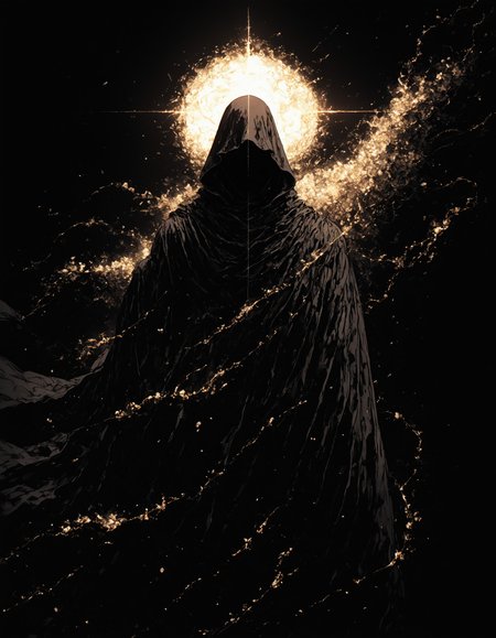Masterpiece, buffed, stoic, by Studio Ghibli,Holy lighting, Platinum hue, highly dramatic lighting, retro artstyle, comic artstyle, highly detailed, hyperrealistic, 8K UHD, Cinema Quality Still Shot, best quality, atmospheric,
Scenary : Afg ,
image of a person enveloped in a shroud-like material, appears to be merging with the air around them, high contrast between the dark background and the bright, glowing texture of the material to give a feeling of emergence or transformation, monochrome shades to enhance the mysterious and intense atmosphere, <lora:1b1c37cc-dc95-4d47-a7f9-53ae810a6c11:0.7>, <lora:743ab114-2dc7-4a68-a995-0d3c9dc174a0:0.7>, <lora:db3bf71c-67a5-4c27-bf34-e4d15ba2e9bf:0.7>, <lora:c9706de4-81f6-4f58-b573-1ccfdd564dd6:0.7>, <lora:9e12d166-5c0d-499c-96cd-9a6e8fa98aa3:0.7>, <lora:5a187d61-9097-4604-9f4a-a7a75fc7257e:0.4>