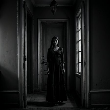 Moody monochrome photo.

A hauntingly beautiful woman, standing in the doorway of the farmhouse.

<lora:MoodyMono01_CE_XL_200-OT:0.4> mdymnoCE_style