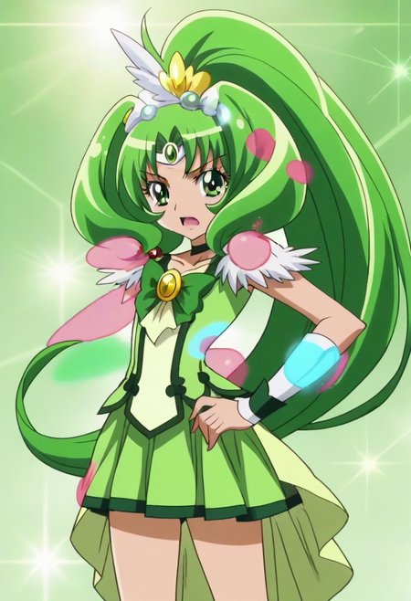 detailed background, shiny skin, <lora:curemarch.pony:1>, curemarch,, , ,,,,,,anime coloring, anime screencap, 1girl,Solo ,, anime,,,,official art, Uncensored ,Unedited ,,,,