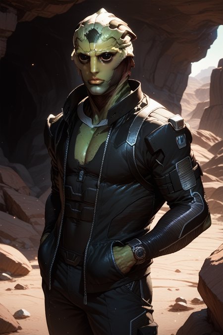 score_9, score_8_up, score_7_up,
<lora:METhane:0.8>
METhane, 1boy, alien, green skin, black eyes, looking at viewer, Desert canyon with dramatic lighting, rugged and grand, Hands in pockets