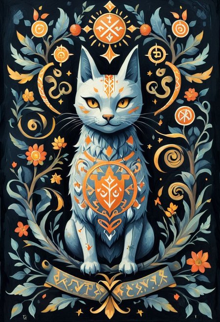 *snoo* 
Rosina Wachtmeister, 
Glowing Runes, Coat of Arms
daiton style, block print