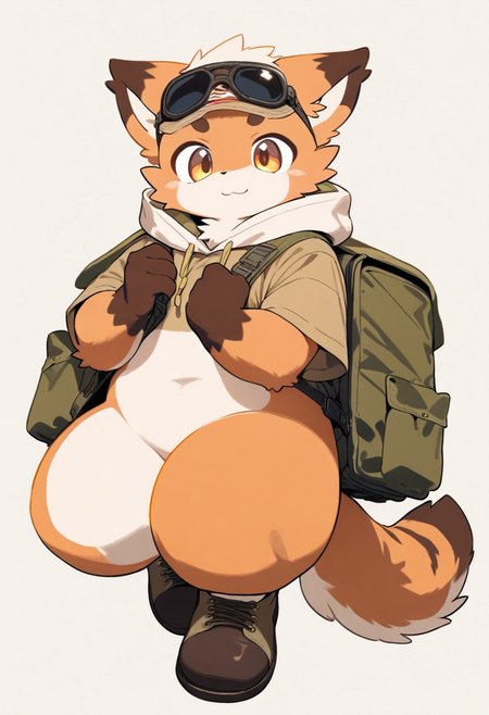 masterpiece, high score, great score, absurdres, year 2025, safe, 1boy, zuppu11 type 1, furry, cute, kemono