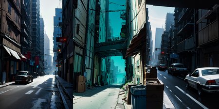 highly insanely detailed, masterpiece, top quality, best quality, highres, 4k, 8k, RAW photo, (very aesthetic, beautiful and aesthetic), bebop cityscape, buildings, radiator, ait conditioning, cardboard box, trash, street, car, <lora:bebopv01:0.7>, 
__lazy-wildcards/dataset/background-color__âââ