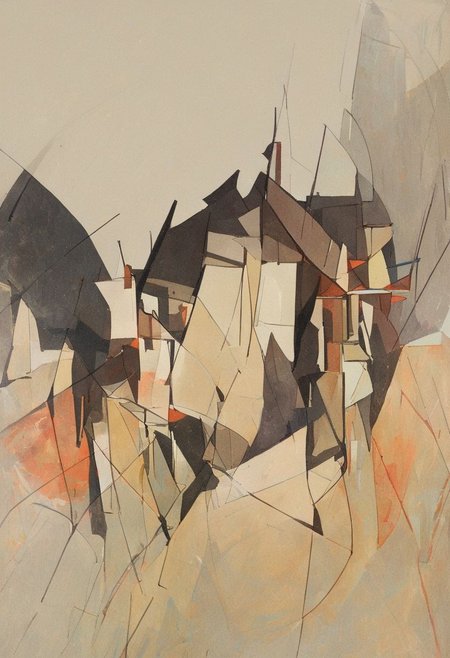 (Silhouette of a house on the cliff beside coast, flat painting background:1.5),
(abstract painting, impressionism, watercolor, oil painting brushstrokes, oil painting texture:1.3),
(brutalist architecture, BRIGHT green AND DARK BROWN color palette, curve LINE, circle, ellipse, core), AK, abstract, deconstruction, geometry, geometric composition,paint painting,harmonious colors, black frame,rectangle, tilt, flat painting, framex, horizontal, Constructivism, Fauvism,