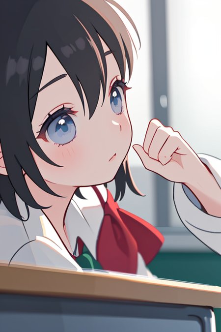 1girl, close up, classroom
<lora:LCM_LoRA_Weights_SD15:1>
 <lora:BrightEyes:0>