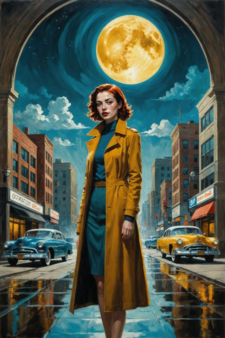 by  Reylia Slaby  and  Joseph Stella in the style of  Darwyn Cooke , oil painting <lora:oil_painting_envy_anime:0.60>  <lora:more_art:0.30><lora:RMSDXL_Enhance:0.50><lora:RMSDXL_Creative:0.50><lora:RMSDXL_Photo:0.50><lora:RMSDXL_Darkness_Cinema:0.50><lora:clothing_slider:2.00><lora:great_lighting:1.50><lora:aesthetic:1.50><lora:photorealistic_portrait:1.50><lora:extremely_detailed:1.50><lora:midjourney:-0.15><lora:dpo:0.25>