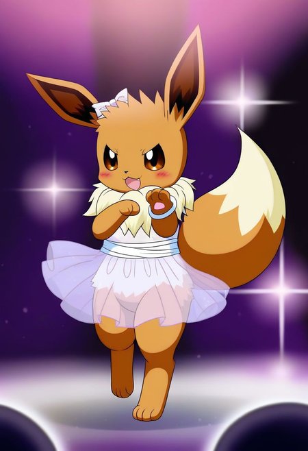 anime style,konzaburou,syuro,eevee,furry,feral,cute,((((transparent))) transparent short white idol dress costume),(transaprent white ribbon)
BREAK
solo,dancing,kawaii pose,show,on stage
BREAK
(((((TV News UI)))))
